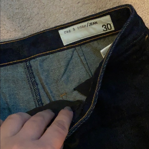 Rag & Bone Lace up Denim Shorts - Picture 5 of 5